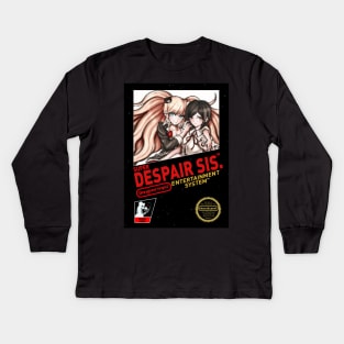 Dangan Sisters Retro Game Kids Long Sleeve T-Shirt